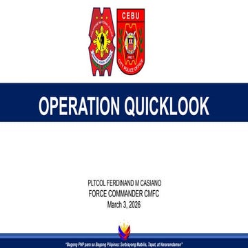 Bagong PNP para sa Bagong Pilipinas: Efficient Police Operations and ...