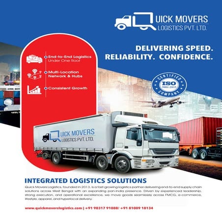 Quick Movers Logistics Pvt. Ltd. | Trending Branding Digital Soutions | PDF