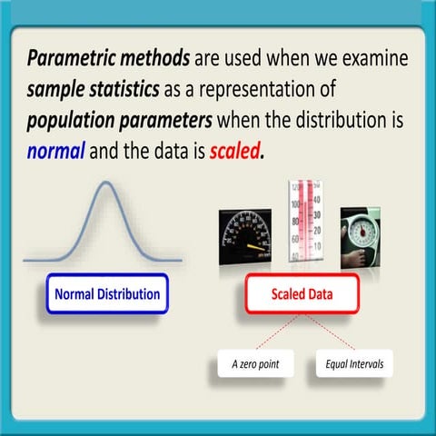Quick reminder   parametric tests