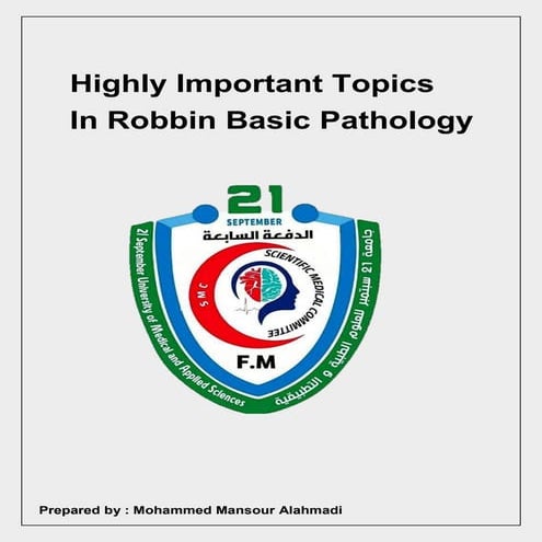 quick review in  robbin's basic pathology