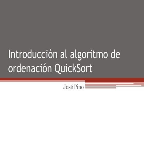 Quicksort