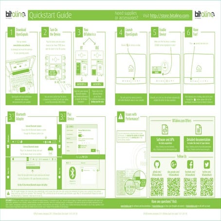 Bitalino Quickstart guide-1.0.0.0 | PDF