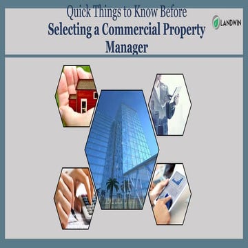 Different types of Commercial Real Estate Property | PPTX