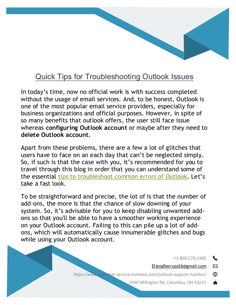 microsoft outlook issues and troubleshooting microsoft outlook issues and troubleshooting