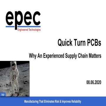 Quick Turn PCBs - Why an Experienced Supply Chain Matters