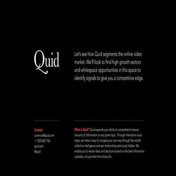 Online video Landscape