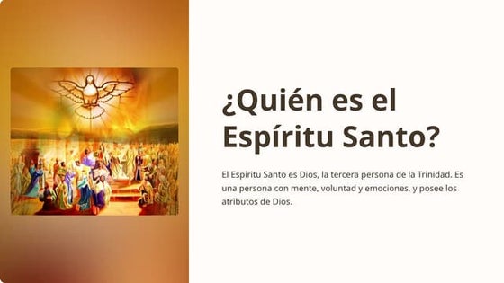 El espíritu santo | PPT