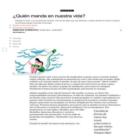 Quien maneja ntra vida 1