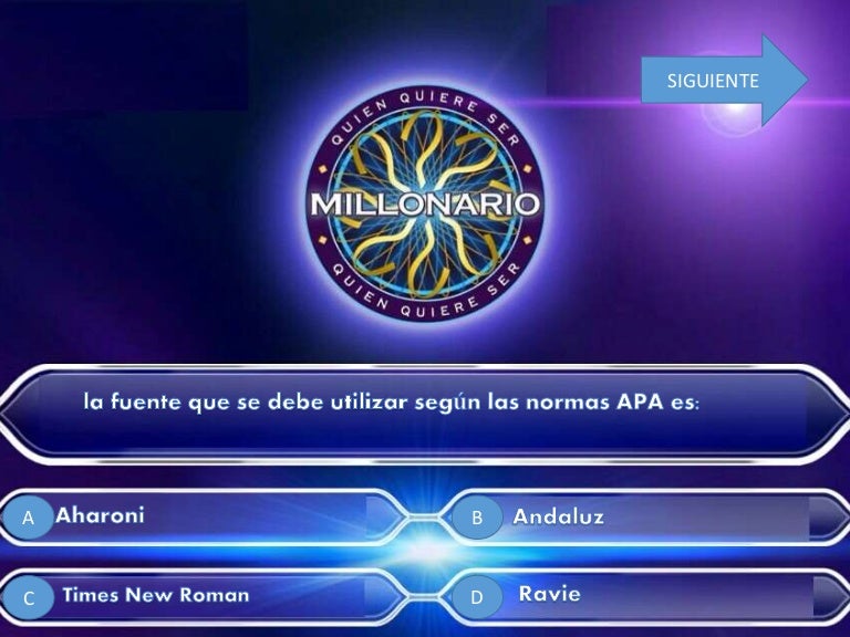 Quien quiere ser millonario