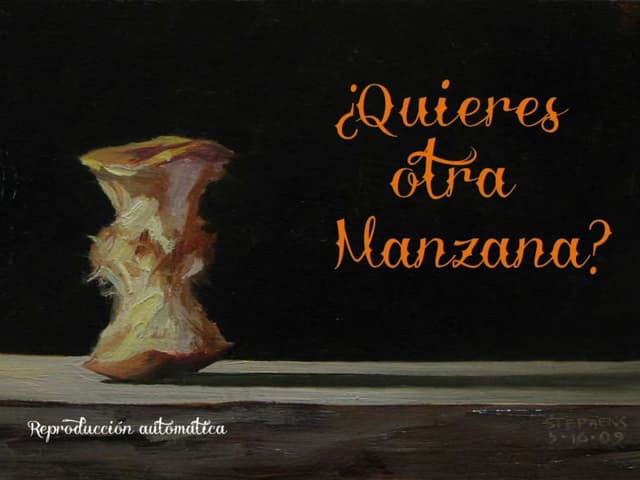 Quieres otra manzana