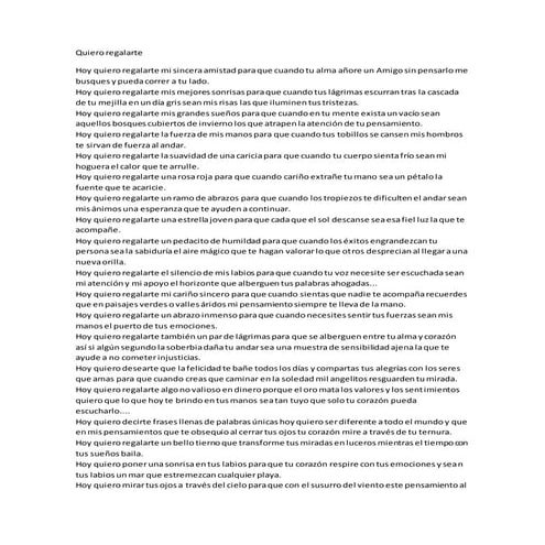 Quiero regalarte.!