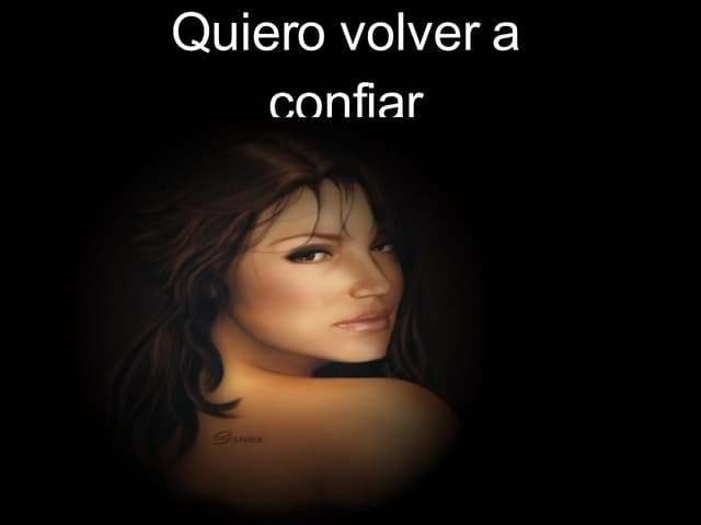 Quiero Volver A Confiarmc
