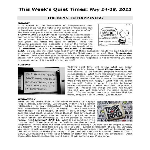 Quiet times 5.14.12