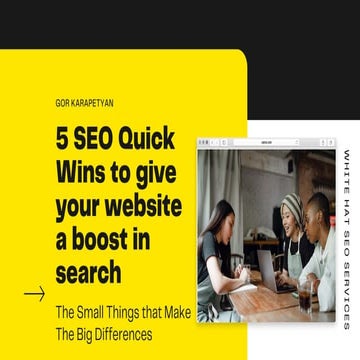 5 Quik SEO wins for 2021 | Quick SEO Tips