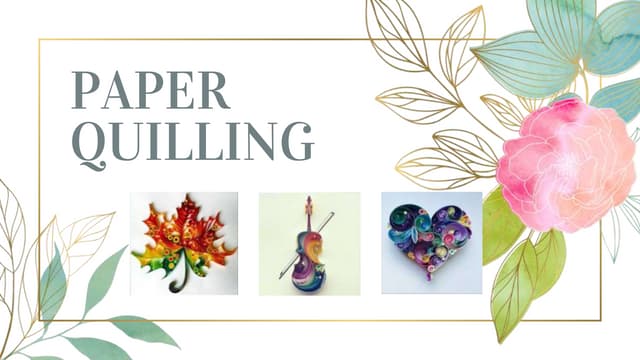 Quilling famtime