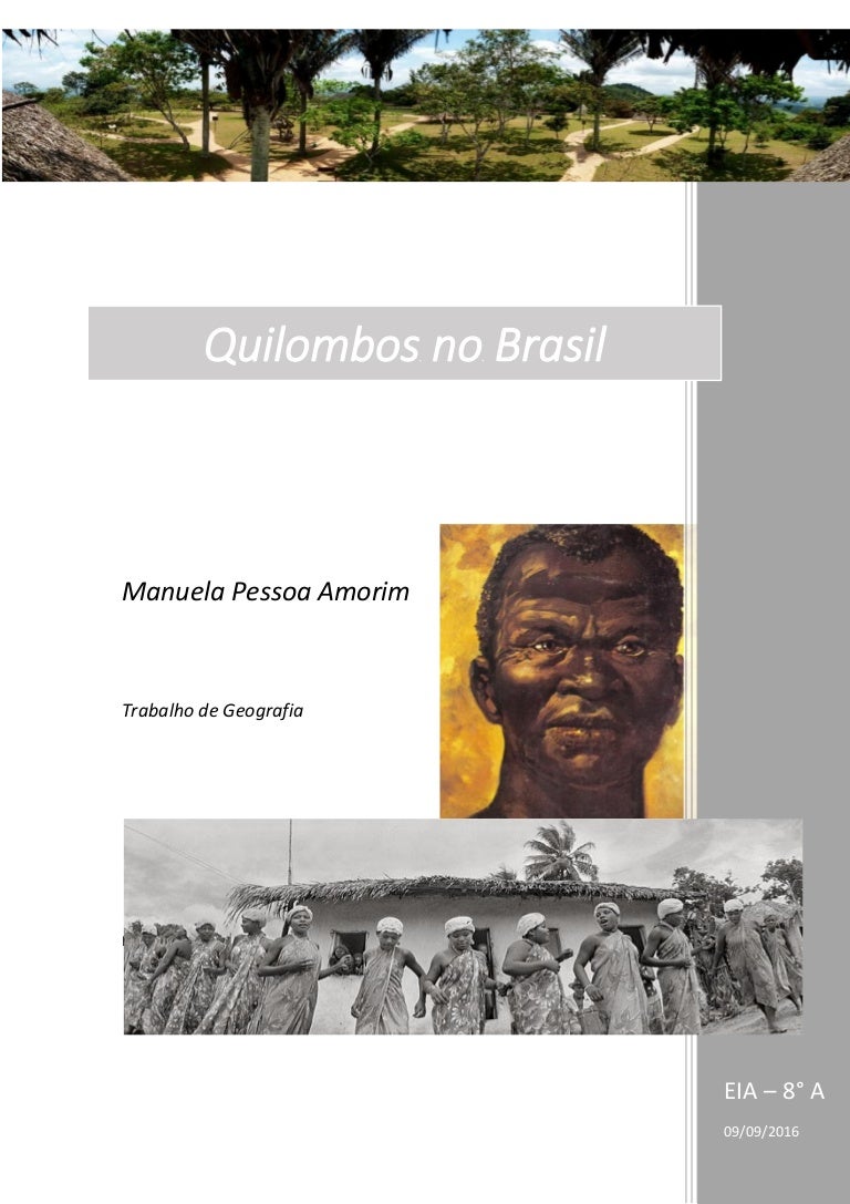 Z áfrica Brasil Antigamente Quilombos Hoje Periferia