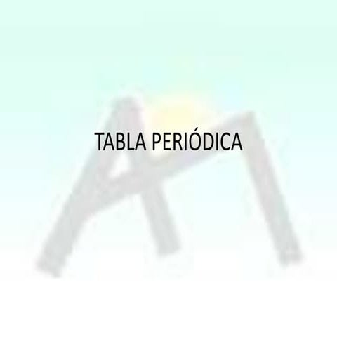Tabla Periodica