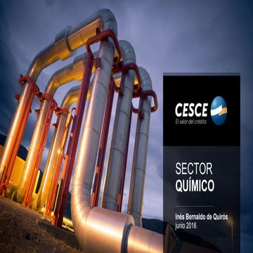 Informe Sectorial de la Economía Española 2016: Sector químico