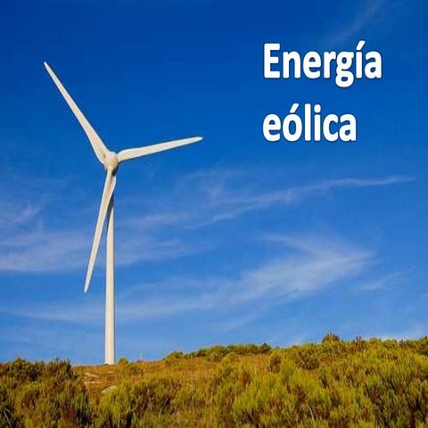 Quimica energia eolica