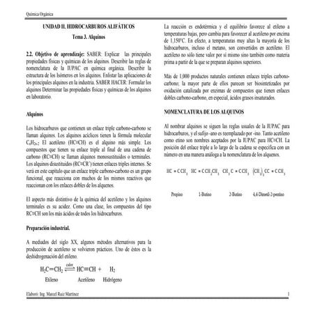 Quim organica23alquinos