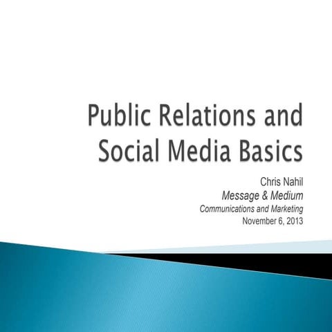 Quincy Chamber of Commerce, PR & Social Media Basics