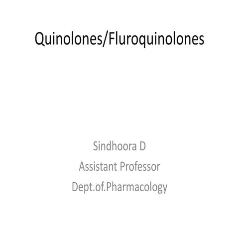 Quinolones