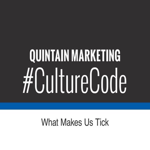 Quintain Marketing's #CultureCode: What Makes Us Tick