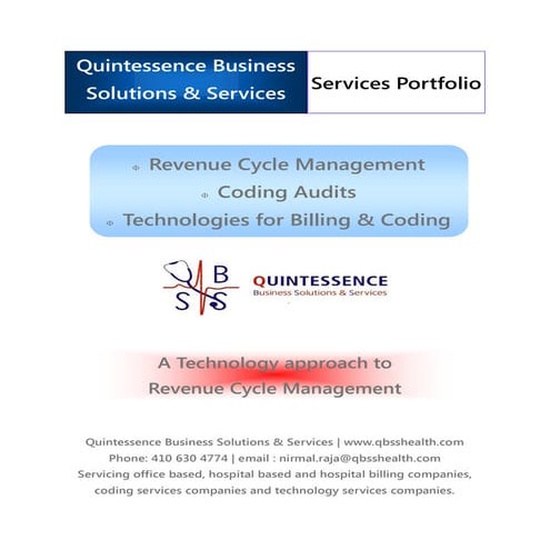 Quintessence services portfolio