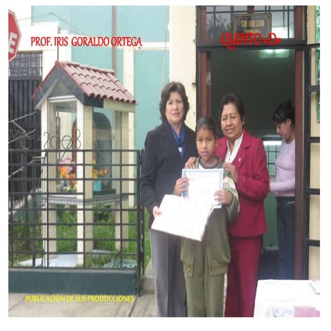 PRODUCCIONES DEL QUINTO GRADO D