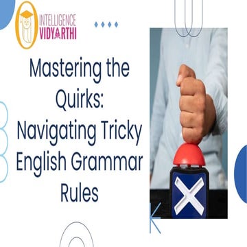 tricky english grammar rules | Intelligence Vidyarthi