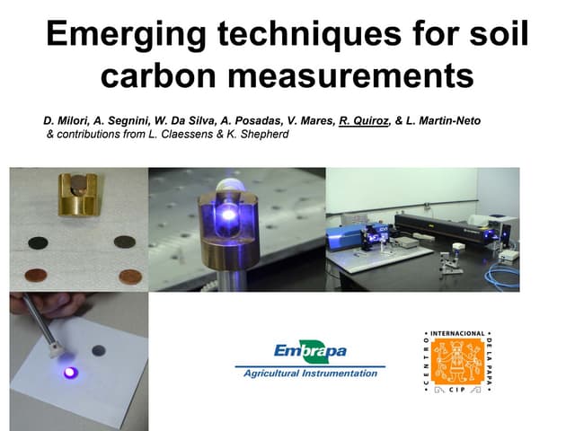 Quiroz - techniques for measuring soil C