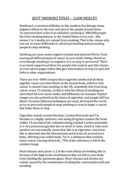 Outline Format For Argumentative Essay Essay On Tolerance also Narrative Essay Topics For High School Students Quit Smoking Essay Liam Heeley Going Back To School Essay