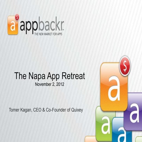 Quixey Presentation for The Napa App Retreat