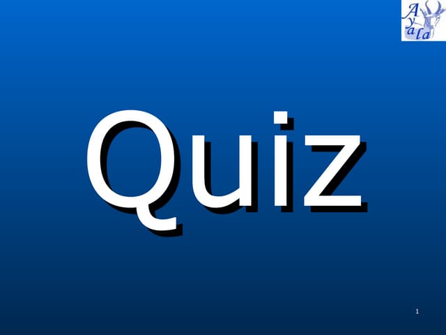 Internet Quiz