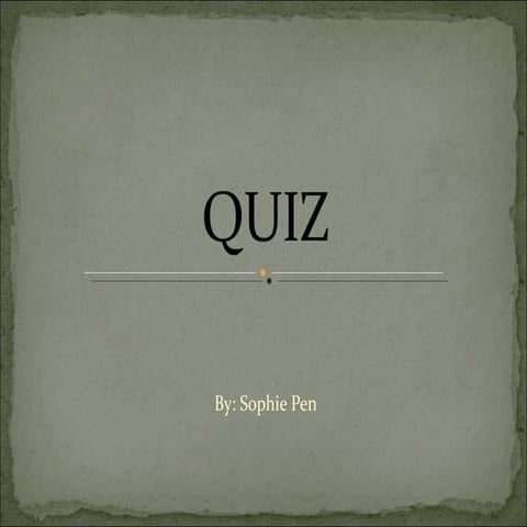 Quiz