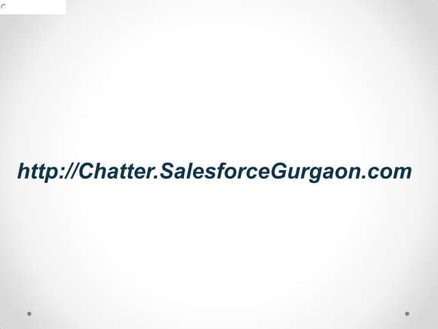 Salesforce Trivia - Gurgaon User Group