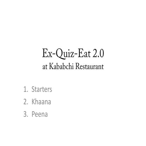 General Quiz Jan 30,2014