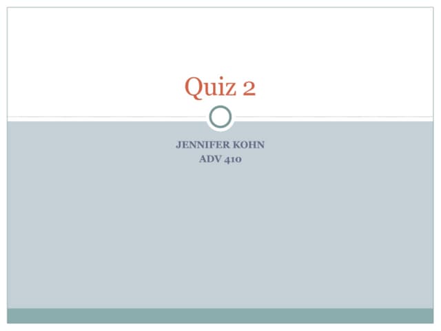 Quiz 2