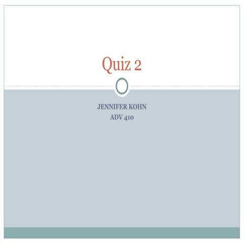 Quiz 2