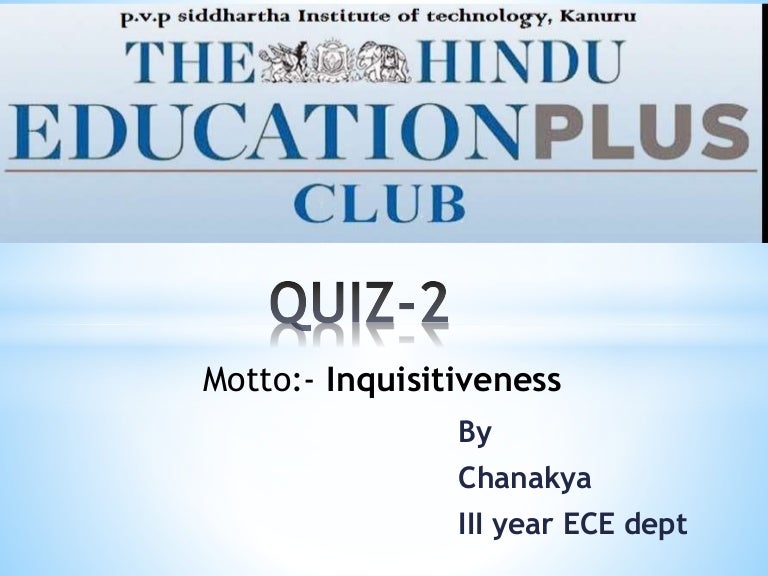 GENERAL KNOWLEDGE Quiz