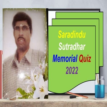 Saradindu sutradhar memorial Quis 2022pptx