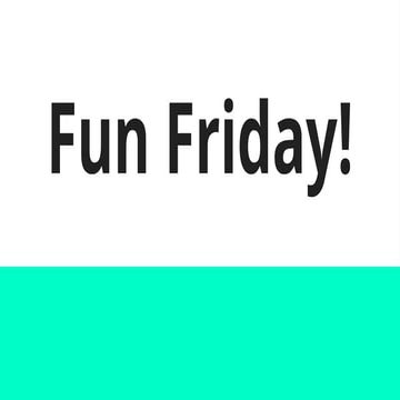 Quiz a game for professionals fun friday | PPTX