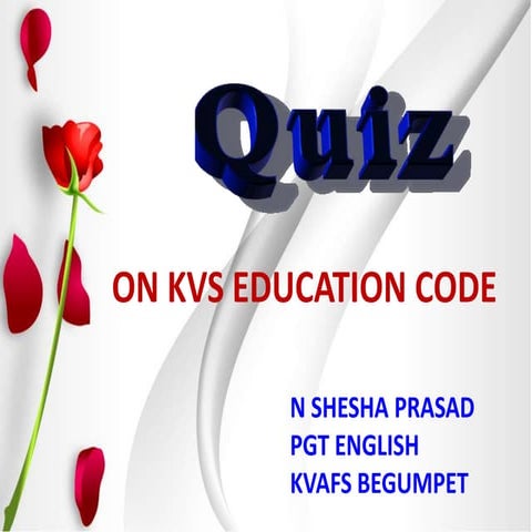 Quiz edu code | PPT