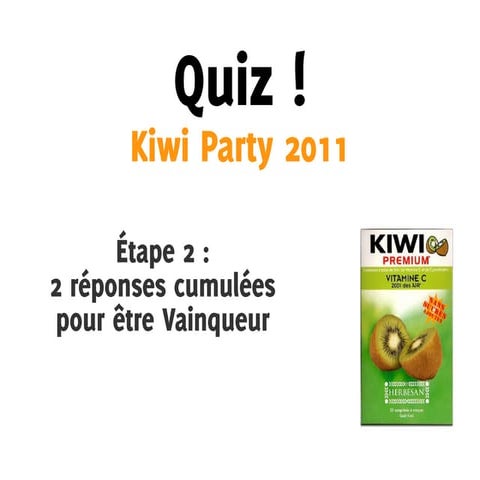 Quiz finalistes