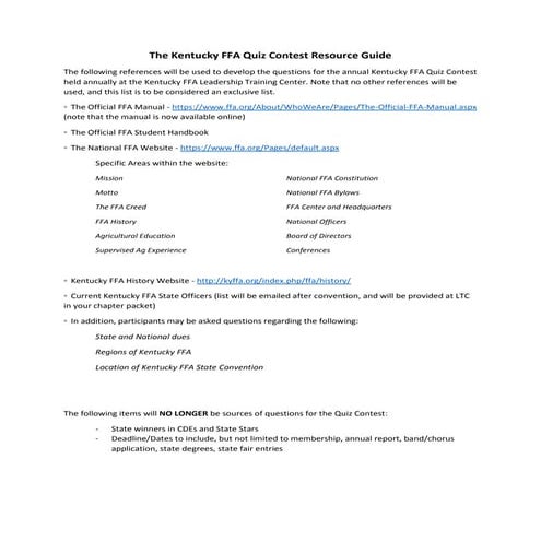 Quiz resources-guide