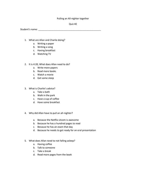 Quiz #2