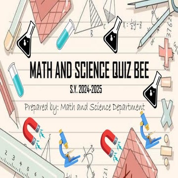 math and science quiz bee competition 2024