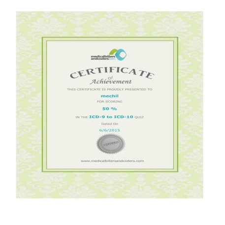 Quiz Certificate | PDF