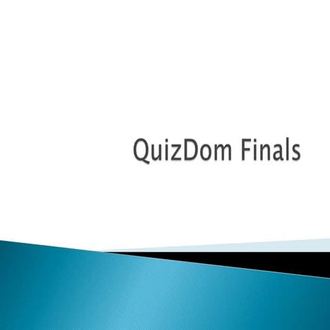 Quiz dom finals