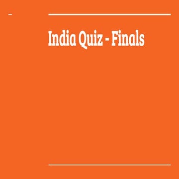 IITG India Quiz finals Jan 2017